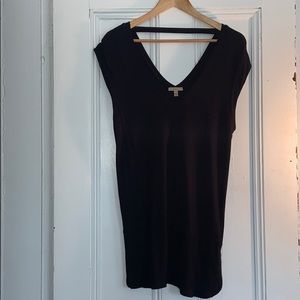 Anthropologie black tunic/coverup